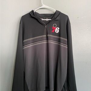 Philadelphia 76ers Black Quarterzip